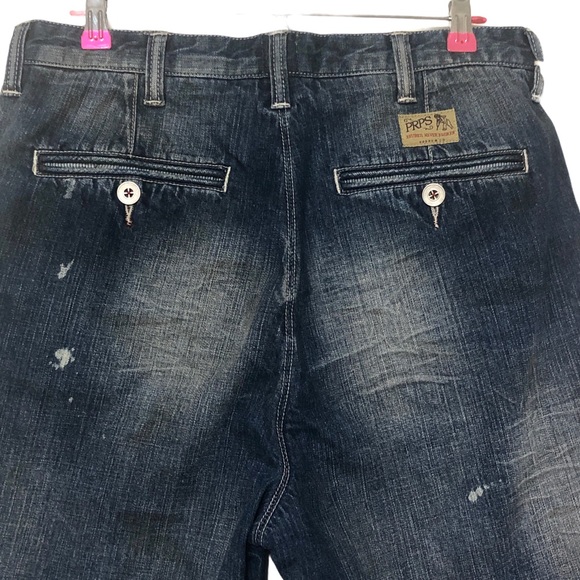 NWT PRPS Distressed Denim Jean Shorts Size 32 - Picture 4 of 9